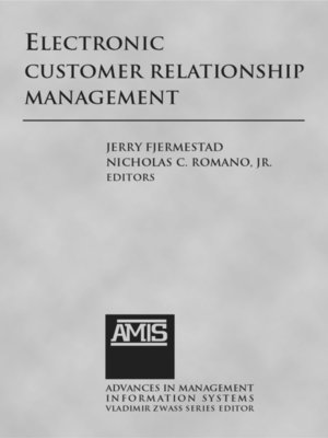 cover image of Electronic Customer Relationship Management